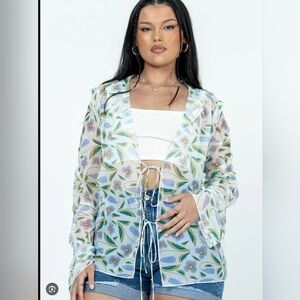 Princess POLLY SHEER CARDIGAN, NWT SIZE 8